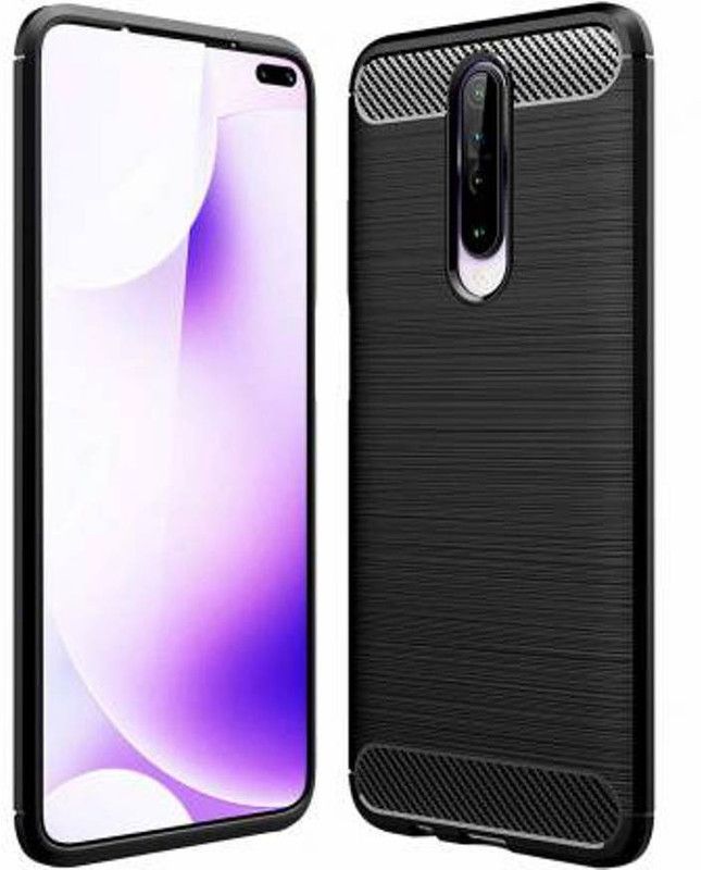 RVTCC Back Cover for Poco X2  (Black)