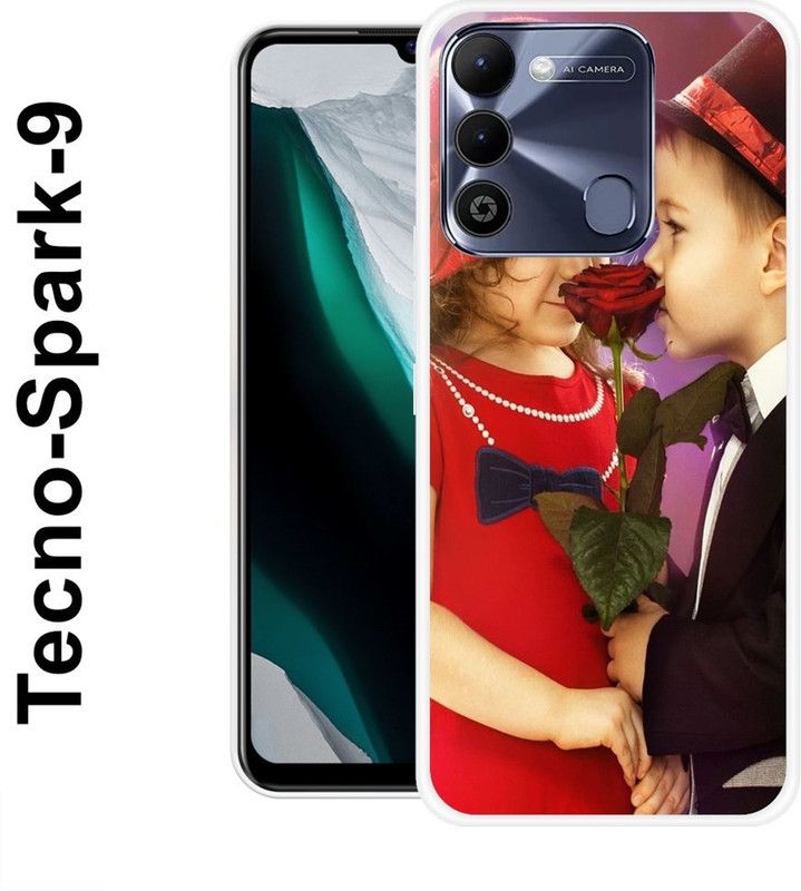 Sswastik Back Cover for Tecno Spark 9  (Multicolor, Silicon)