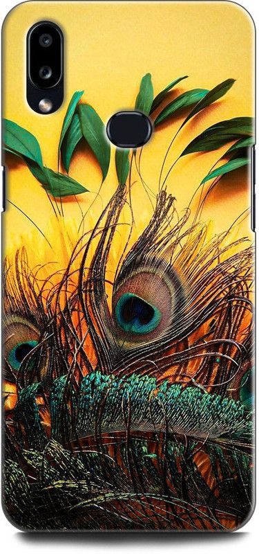 Afterglow Back Cover for SAMSUNG Galaxy M01s MOR PANKH, KRISHNA JI, KANHA, PEACOCK FEATHER, FEATHER  (Multicolor, Shock Proof, Pack of: 1)