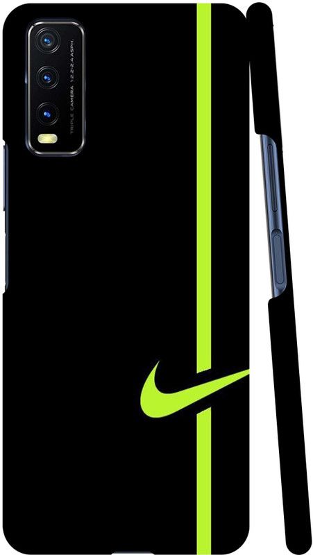 GS PANDA COLLECTIONS Back Cover for VIVO Y20a  (Black, Pack of: 1)