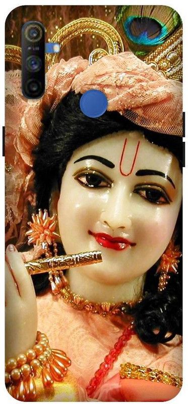 SSMORYA Back Cover for Realme Narzo 20A, God Krishna Printed Back Cover  (Multicolor, Hard Case, Pack of: 1)