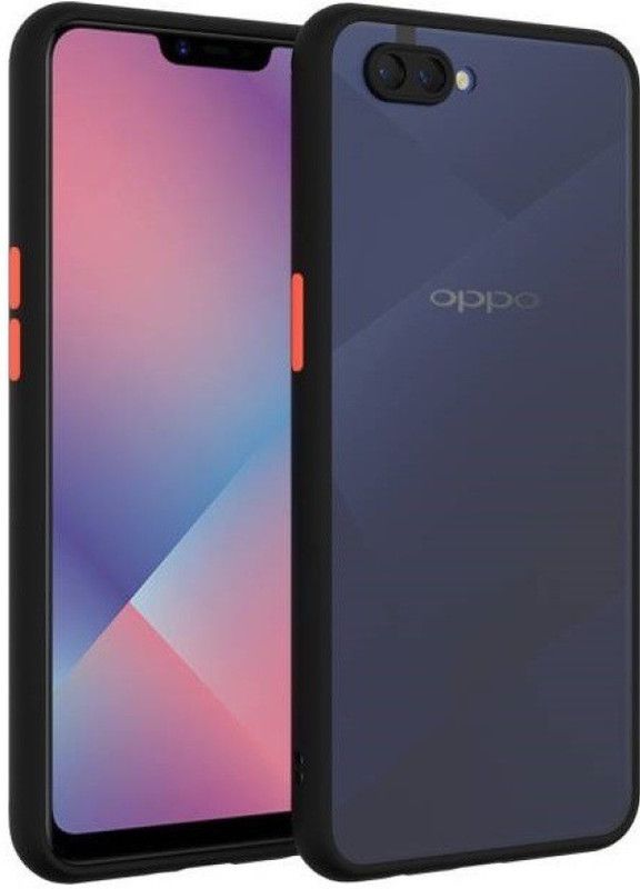 Power Back Cover for Realme C1, Oppo A3s  (Black, Shock Proof, Pack of: 1)