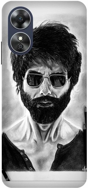 Dimora Back Cover for OPPO A17 ,KABIR SINGH SAHIDKAPOOR ACTOR LOVER MOOD  (Multicolor, Hard Case, Pack of: 1)