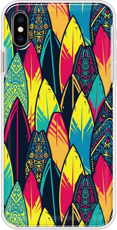 Casemaker Back Cover for Apple iPhone XS Max  (Multicolor, Grip Case, Silicon)