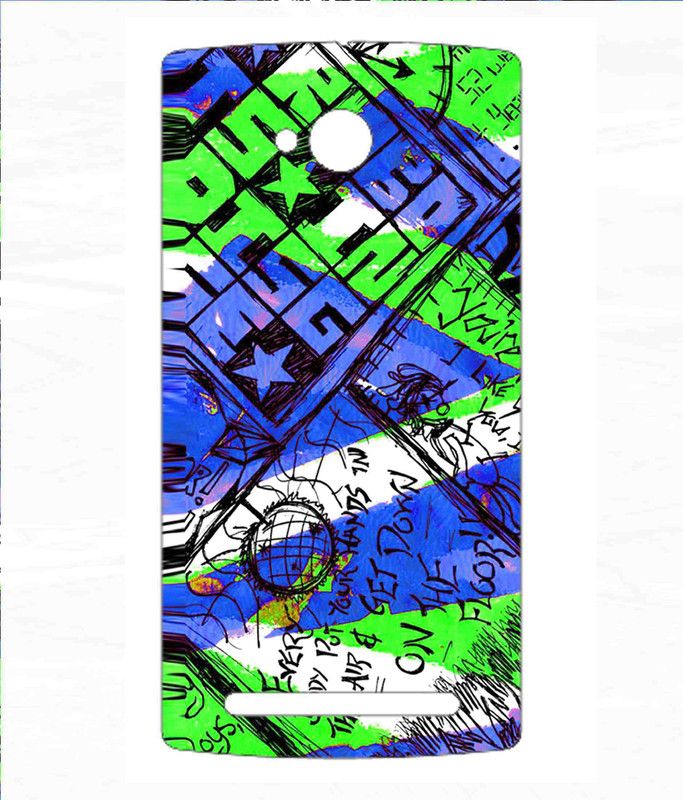 Snooky Intex Aqua Classic Mobile Skin  (Blue)