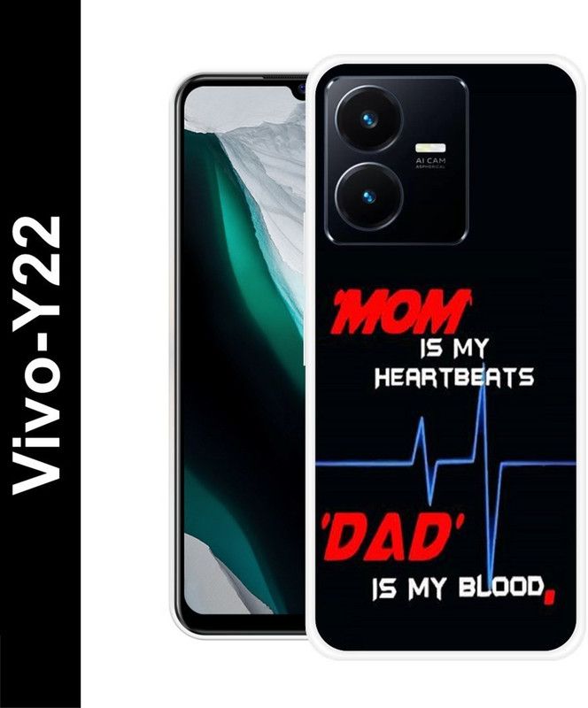 PAEDICON Back Cover for VIVO Y22  (Multicolor, Grip Case, Silicon)