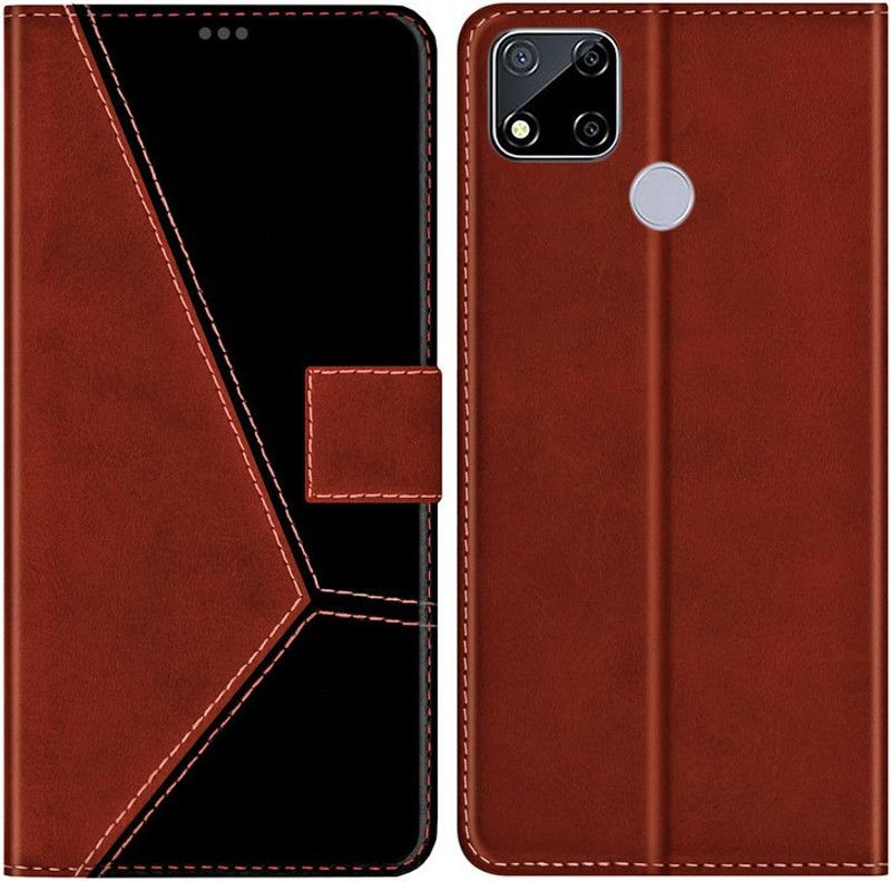 Godric Back Cover for Mi Redmi 9C, Mi Redmi 9, Poco C31  (Black, Brown, Dual Protection, Pack of: 1)