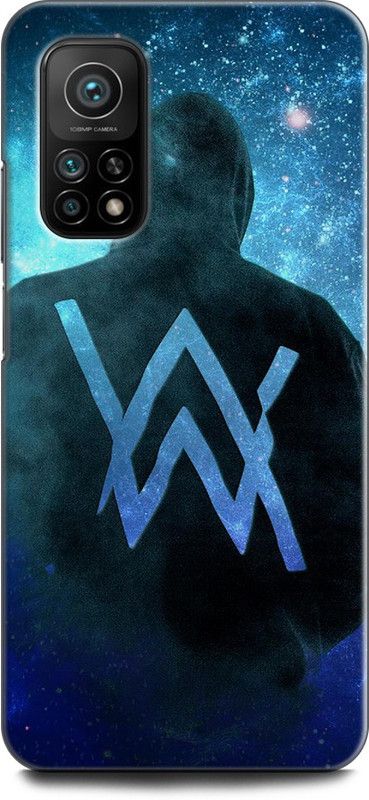 INDICRAFT Back Cover for Mi 10T FADED, ALAN WALKER, MUSIC, BLUE SPACE, EDM, DJ  (Multicolor, Dual Protection, Pack of: 1)