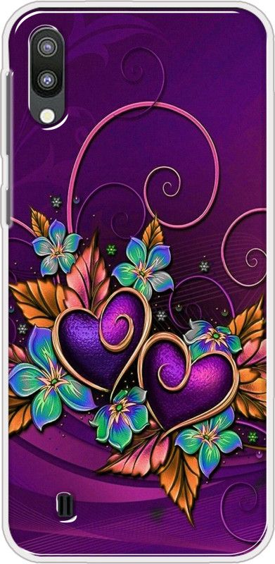 Appcityprint Back Cover for Samsung Galaxy M10  (Purple, Grip Case, Silicon, Pack of: 1)