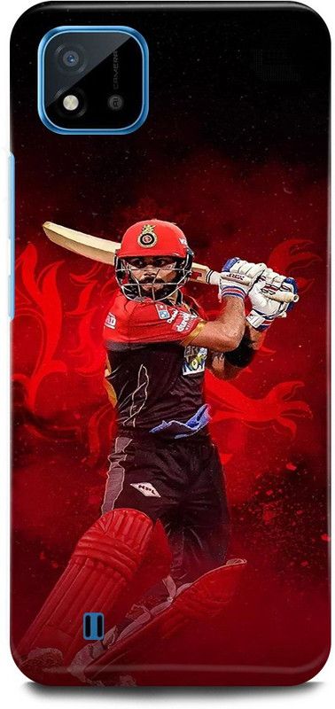 JUGGA Back Cover for Realme C20, RMX3063, VIRAT, KOHLI, INDIAN, PLAYER, CRICKETER, RCB  (Red, Hard Case, Pack of: 1)