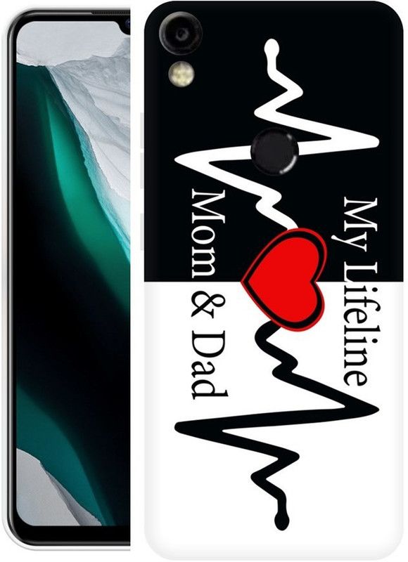 BAGRA Back Cover for Tecno Camon i  (Black, White, Grip Case, Silicon, Pack of: 1)