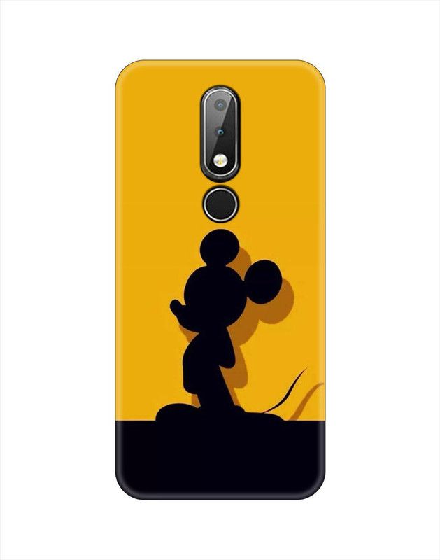#Uncultured Back Cover for Nokia 6.1 Plus  (Yellow, Black, Hard Case, Pack of: 1)