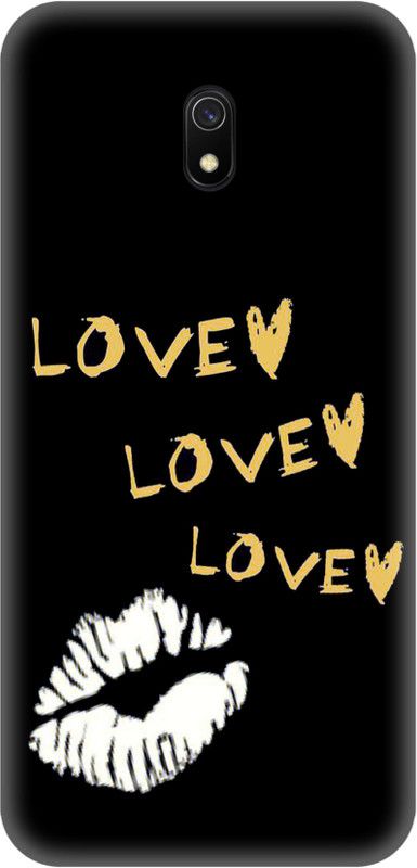 Smutty Back Cover for Redmi 8, MZB8255IN - Love Word Print  (Multicolor, Hard Case, Pack of: 1)