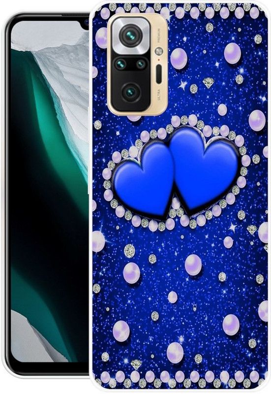 MUSKAY Back Cover for Redmi Note 10 Pro, Redmi Note 10 Pro Max  (Blue, Grip Case, Silicon, Pack of: 1)