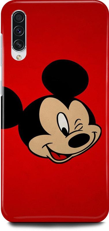 JUGGA Back Cover for SAMSUNG Galaxy A70s, MICKEY, MOUSE, MINNIE, MOUSE, DOLL, TEDDY, LOVE  (Red, Hard Case, Pack of: 1)