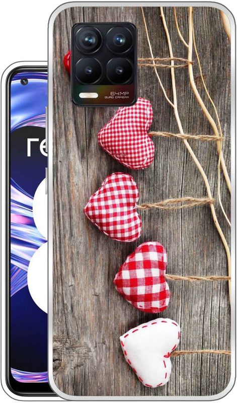 Vascase Back Cover for Realme 8, Back Case for Realme 8  (Multicolor, Dual Protection, Silicon)