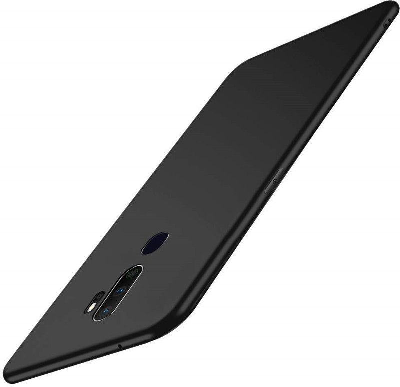 Celzo Back Cover for Oppo A5(2020)  (Black, Pack of: 1)