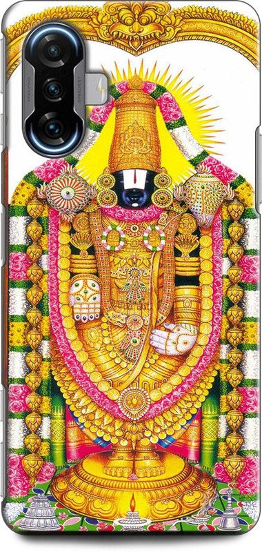 Wall Art Back Cover for POCO F3 GT HANUMAN JI, LORD HANUMAN, GOD, BAJRANGBALI  (Multicolor, Dual Protection, Pack of: 1)