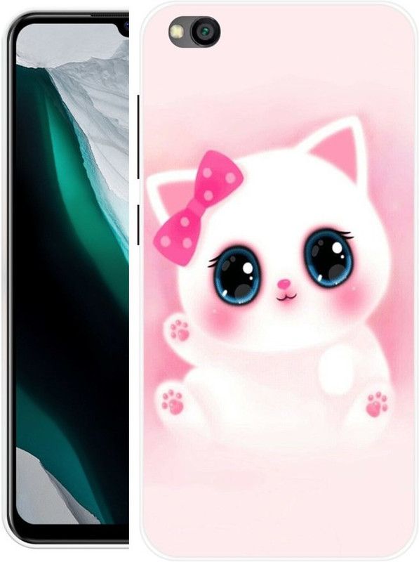 JATLAND Back Cover for Mi Redmi Go  (Pink, Grip Case, Silicon)