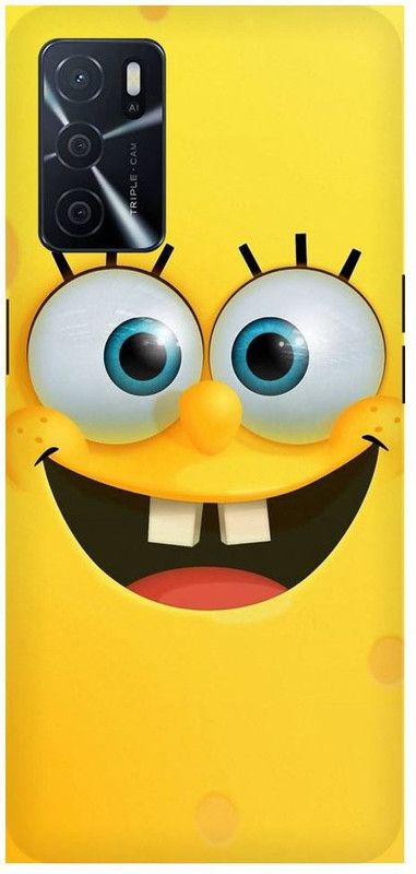 Bluvver Back Cover for OPPO A16, CPH2269 Printed Emoji Funny Face Back Cover  (Multicolor, Hard Case, Pack of: 1)
