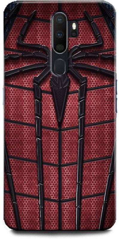 Afterglow Back Cover for OPPO A5 2020  (Black, Red, Shock Proof, Pack of: 1)