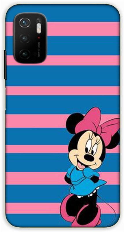 iprinto Back Cover for POCO M3 Pro, POCO M3 Pro 5G mickey mouse Back Cover  (Pink, Hard Case)