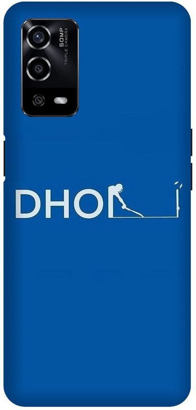 UMPRINT Back Cover for Oppo A55/CPH2325, Ms Dhoni Maahi Printed Back Cover  (Multicolor, Hard Case, Pack of: 1)