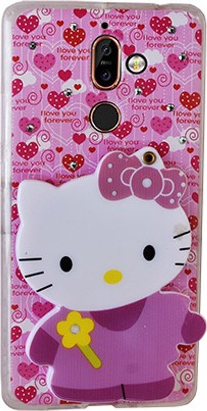 MARSHLAND Back Cover for Nokia 7 Plus  (Multicolor, 3D Case, Silicon, Pack of: 1)