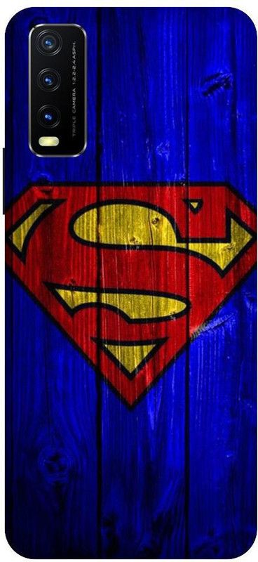 URCHIN Back Cover for Vivo Y20G Superman, Superman Logo, Wallpaper, Superhero, DC comic, Movie, Comic  (Multicolor, Shock Proof, Pack of: 1)