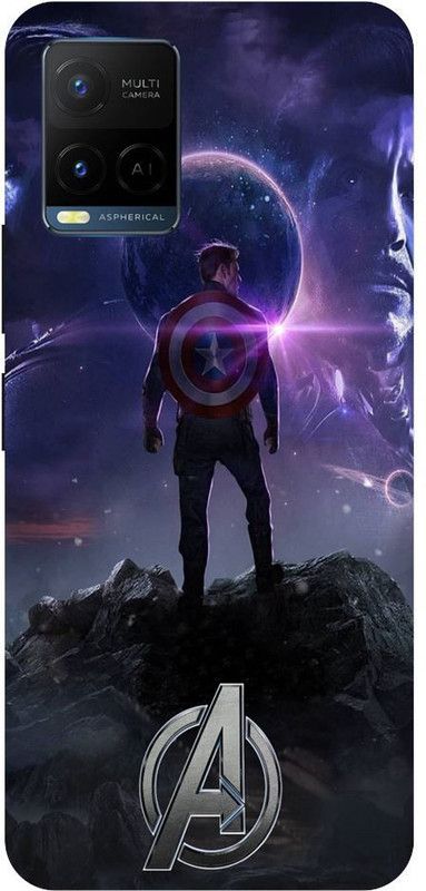 Bluvver Back Cover for Vivo Y21,V2111, Printed Avenger Mobile Back Cover  (Multicolor, Hard Case, Pack of: 1)
