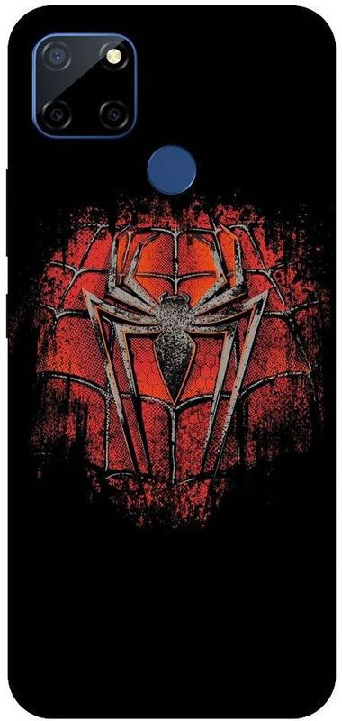 URCHIN Back Cover for Narzo 30A Spiderman, Spiderman logo, Marval, superhero, Comic  (Multicolor, Shock Proof, Pack of: 1)