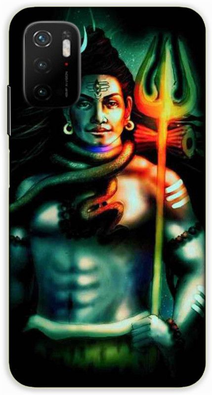 iprinto Back Cover for POCO M3 Pro, POCO M3 Pro 5G Mahadev Lord Mahadev Mahakal Shiva Shiv Ji Back Cover  (Green, Hard Case, Pack of: 1)