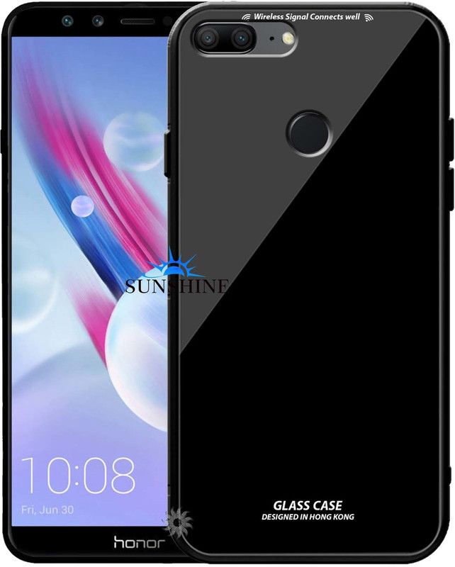 SUNSHINE Back Cover for HONOR-9 LITE  (Black)