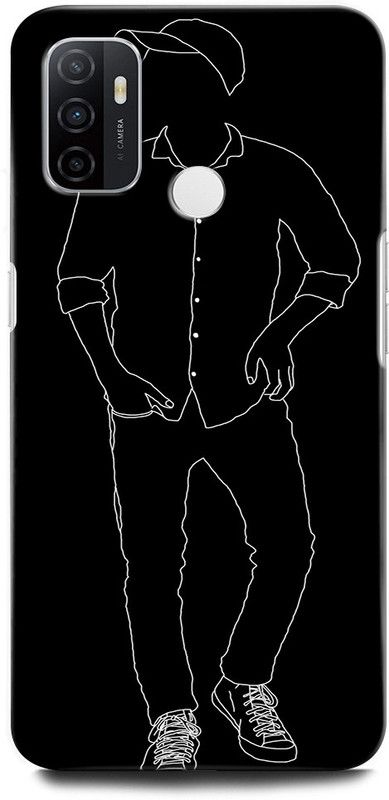 ORBIQE Back Cover for OPPO A53 CPH2127 BOY, PHONE, ATTITUDEBOY  (Multicolor, Shock Proof, Pack of: 1)