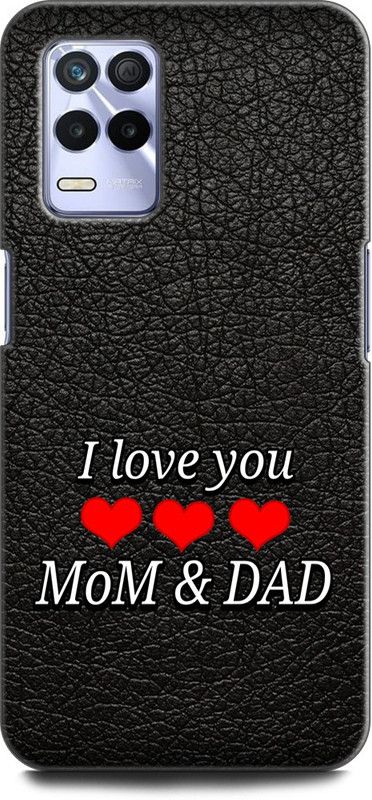 KEYCENT Back Cover for Realme 9 5G, RMX3388 MOTHER, MAA, FATHER, LIFE LINE, I LOVE MY MOM DAD  (Multicolor, Shock Proof, Pack of: 1)