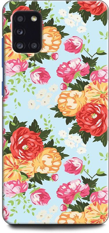 Afterglow Back Cover for SAMSUNG Galaxy A31 FLOWERS, ROSES, FLORAL, TROPICAL, NATURAL  (Multicolor, Shock Proof, Pack of: 1)