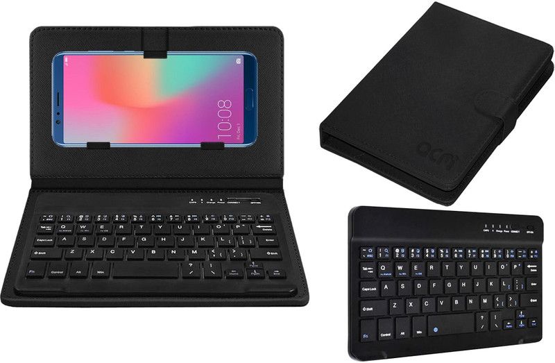 ACM Keyboard Case for Honor View 10  (Black, Cases with Holder, Pack of: 1)
