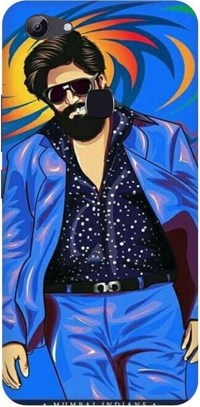 THE NARAYANA COLLECTIONS Back Cover for VIVO Y81-1808-1803-YASH,KGF,ROCKY,BHAI,MI,IPL  (Multicolor, Hard Case, Pack of: 1)