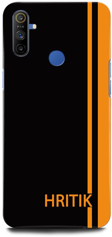 GRAFIQE Back Cover for Realme Narzo 20A RMX2050 HRITIK, HRITIK NAME  (Multicolor, Shock Proof, Pack of: 1)