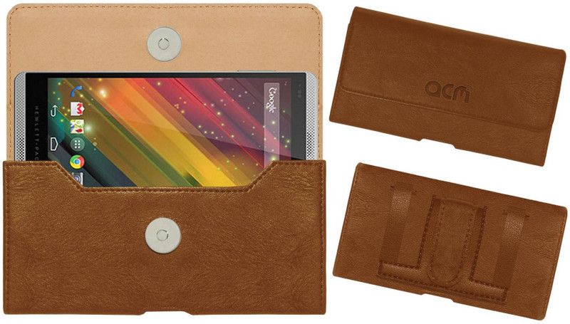 ACM Pouch for Hp Slate 6 Voicetab 2  (Gold, Holster, Pack of: 1)