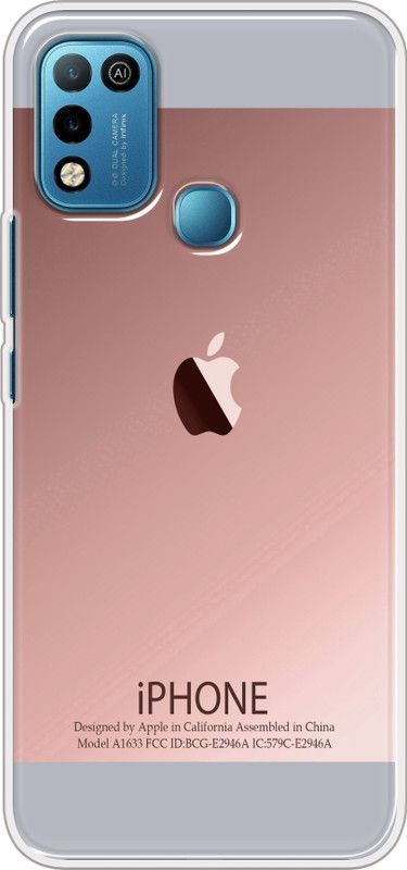 SmartGoldista Back Cover for Infinix Smart 5 Back Case  (Multicolor, Grip Case, Silicon)