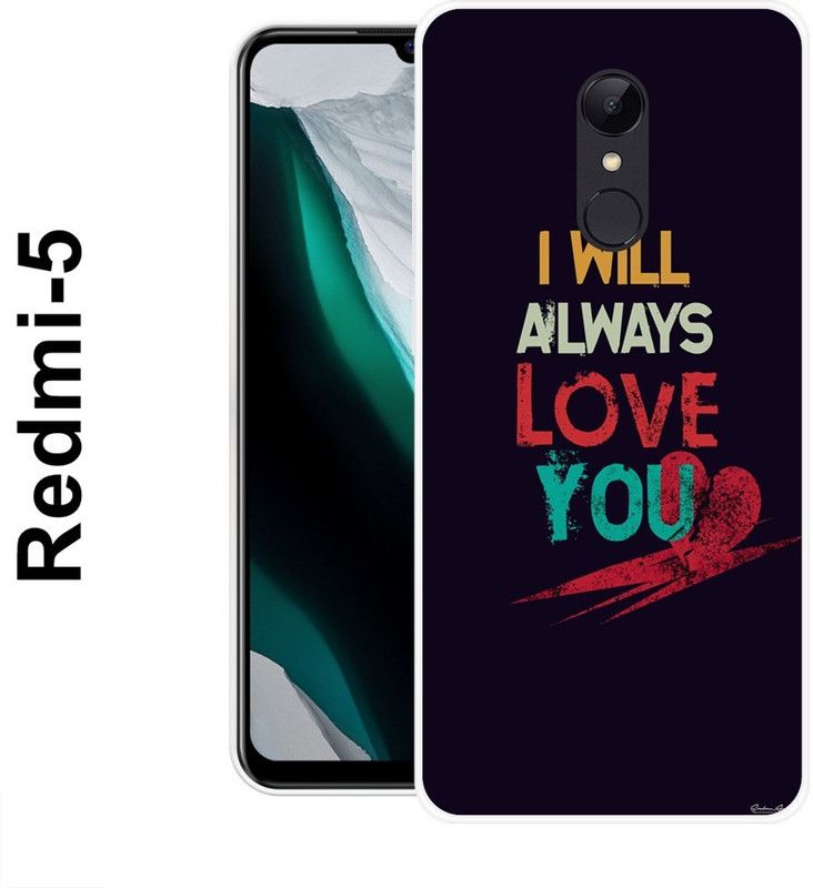 KLC Back Cover for Redmi 5  (Multicolor, Silicon)
