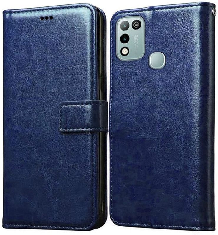 Cafune Back Cover for Inifinix Hot 10 Play  (Blue, Dual Protection, Pack of: 1)