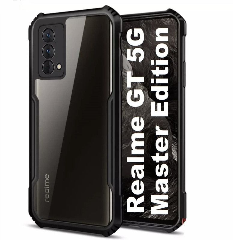 Evett Back Cover for Realme GT Master Edition Soft Silicon Sides Slim Fit Leight Weight Flexible  (Transparent, Shock Proof, Pack of: 1)