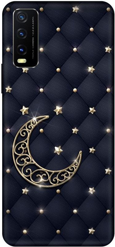 Bluvver Back Cover for Vivo Y20G, V2037, Printed stars moon Back Cover  (Multicolor, Hard Case, Pack of: 1)