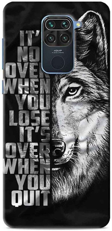 NDCOM Back Cover for Redmi Note 9 Motivational Positive Quote Printed  (Multicolor, Hard Case, Pack of: 1)