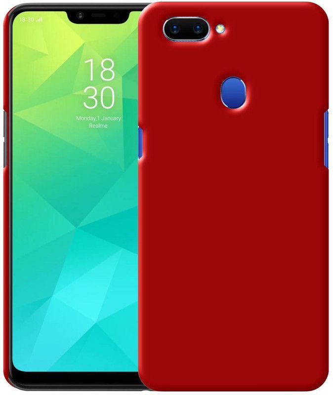 CASE CREATION Back Cover for Realme 2 Pro 2018  (Red, Grip Case, Pack of: 1)
