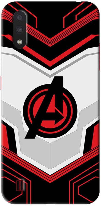 NDCOM Back Cover for Samsung Galaxy M01 Avengers End Game Logo Printed  (Multicolor, Hard Case, Pack of: 1)