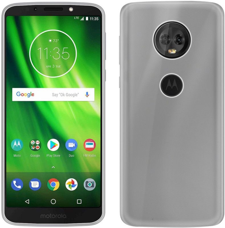 CASE CREATION Back Cover for Motorola Moto E5 Plus  (Transparent, Dual Protection, Silicon, Pack of: 1)
