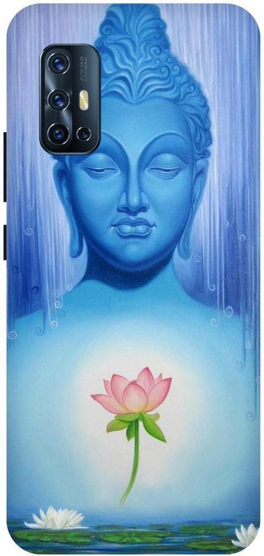 THESTONEWELL Back Cover for VIVO V17 BUDH MHATMA BODHAA INDIA  (Multicolor, Waterproof)